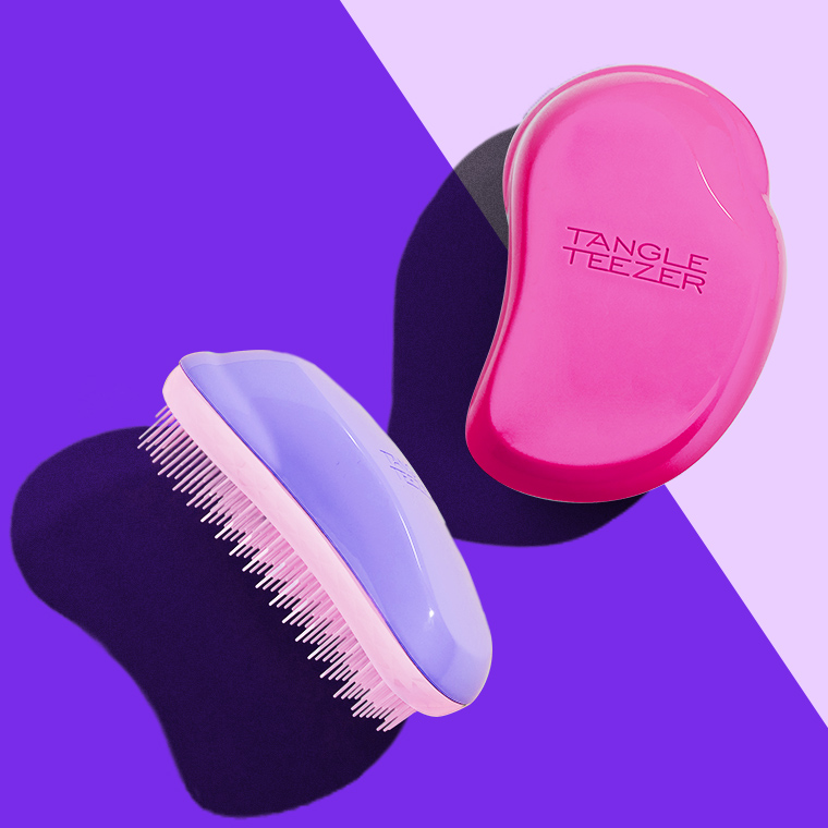 TANGLE TEEZER The Wet Detangler ヘアーブラシ 黒 - ブラシ